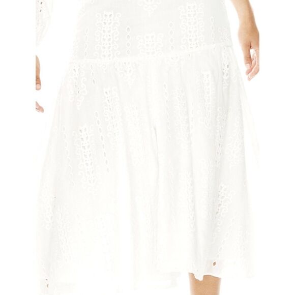 Talulah Never Let me Go Linen Midi dress in white - Picture 6 of 13